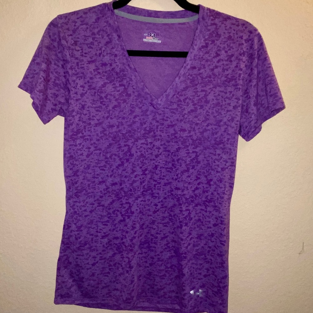 Purple under armor shirt